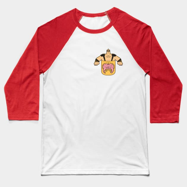 Krang Pocket Baseball T-Shirt by manospd